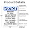 Signmission Beware Of Dog Do Not Enter My OSHA Notice Sign, Aluminum, 10in W x 14in L, 2PK OS-2PACK-NS-A-1014-V-10342 - alternate 6